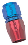 Russell 610020 Russell Performance -6 AN Red/Blue Straight Full Flow Hose End