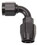 Russell 610165 Russell Performance -6 AN Black 90 Degree Full Flow Hose End