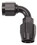 Russell 610165 Russell Performance -6 AN Black 90 Degree Full Flow Hose End