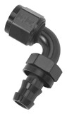 Russell 624163 Russell Performance -6 AN Twist-Lok 90 Degree Hose End (Black)