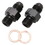 Russell 640520 Russell Performance -6 AN 1/4in NPSM (2 per pack)