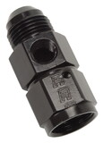 Russell 670343 Russell Performance -6 AN Fuel Pressure Take off (Black)