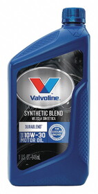 Valvoline 296 Valvoline Engine Oil, 10W-30, Synthetic Blend, 1qt VV296