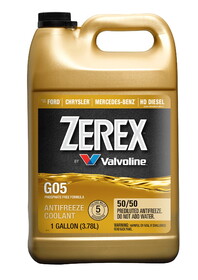 Valvoline ZXG05RU1 Zerex G05 Phosphate Free Antifreeze / Coolant 50/50 Ready-to-Use 1 GA
