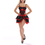 Muka Women Black Bowknot Corset Top Lace up Bustiers Top Halloween Costume Idea