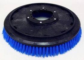 Clarke L08812891 16" Rotary Tuff Block, .030 Crimped Poly, W/  Lp 48 Clutch Plate, Brush, BRUSH, 16" .030 POLY W/PLATE