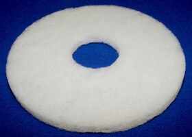 KENT 976067 Floor Pads, 20", White, Box Of 5