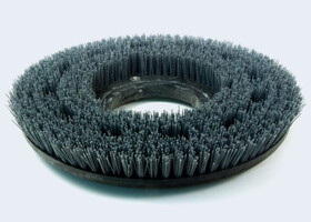 Minuteman 3315493 Rotary Scrub Brush, 16", .035" / 180 Grit, W/ 3 Lug Clutch