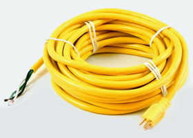 NSS 5091561 Power Cord, 14/3 Yellow 50'