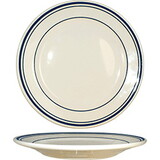 International Tableware Catania Plate - American White - Blue Band
