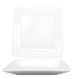 International Tableware Marzano Square Rim Plate - Bright White