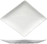 International Tableware Paragon Diamond Coupe Plate - Bright White