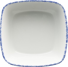 International Tableware Provincial Square Bowl - European White with Blue