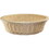 International Tableware Plastic Rattan Basket - Round