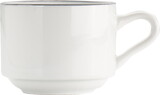 International Tableware Torino Bistro Black Band Stacking Cup