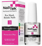 Nailtek 55809 Protection Plus 3 For Hard, Brittle Nails, 0.5 oz