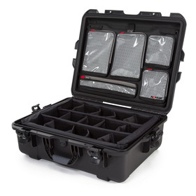 NANUK 945 Waterproof Hard Case with Lid Organizer and Padded Divider