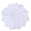 Muka 12 Pieces White Cotton Handkerchiefs 15 x 15 Inch