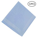 Muka 12Pcs Handkerchiefs Combed Cotton Soft 16