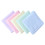 Muka 12Pcs Handkerchiefs Combed Cotton Soft 16" x 16" Extra Soft