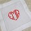 Muka Custom Embroidered Monogram Cloth Napkins Cotton Flax Fabric Thick with Hemstitched Mitered Corners White Napkin for Events Wedding Dinner Gift
