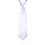 TopTie Kid's White Neckties 10" Pre-Tied Polyester Neck Ties, Wholesale 5Pcs