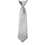 (Price/10 Pcs) TopTie Wholesale Kid's Solid Silver Neckties 10" Youth Neck Ties