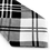 TopTie Kid's Black White Plaid Neckties 10" Pre-Tied Neck Ties, Wholesale 5Pcs