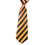 TopTie Wholesale 5 Pcs Kid's Black Orange Stripe Neckties, 10" Youth Neck Ties