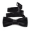 TopTie Kid's Solid Black Bow Ties Pre-Tied Bowties, Wholesale 10 Pc