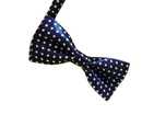 TopTie Kid's Blue Polka Dot Bow Ties Pre-Tied Bowties, Wholesale 10 Pc