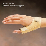 Liberty CMC Thumb Splint: Firm Leatherette, RIGHT