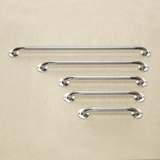 Low Profile Grab Bars, Chrome-plated Steel, 1-1/4