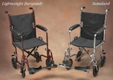 Lightweight Transport Chairs, 250 lb. (113kg) weight capacity
