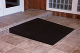 EZ-ACCESS Rubber Threshold Ramp, 850 lb. (386kg) weight capacity