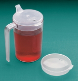 Clear Cup With Two Lids
