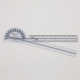 Exacta 180&deg; Plastic Goniometer, 6" long