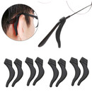 Muka 50 Pairs Eyeglasses Ear Grip Hooks Anti-Slip Comfortable Glasses Retainers Silicone Glasses Grip Ear Hook Holder