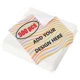 Muka 500 Pcs Custom Microfiber Cleaning Cloth Full Color Print Your Image Personalized Cleaning Cloth Promotional Item for Eyeglasses Lens Phones Multiple size