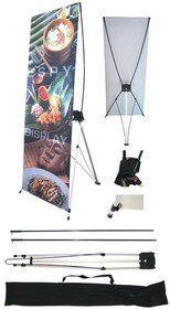NEOPlex 12-004 POSTER X-Banner Stand - Custom Graphic