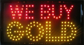NEOPlex 13-022 We Buy Gold Led Sign