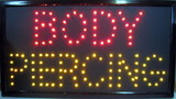 NEOPlex 13-028 Body Piercing Led Sign In Red & Yellow