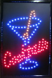 NEOPlex 13-031 Cocktails Led Sign In Red With Blue