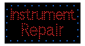 NEOPlex 13-035 Instrument Repair Led Sign