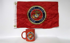 NEOPlex 16-002 Marines Red Ceramic Coffee Mug