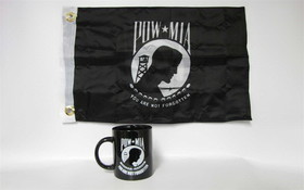 NEOPlex 16-010 Pow-Mia Black Coffee Mug