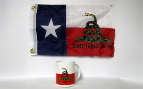 NEOPlex 16-011 Texas Gadsden Coffee Mug - Don'T Tread On Me