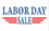 NEOPlex BN0011 Labor Day Sale 24"X 36" Vinyl Banner