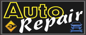 NEOPlex BN0016-3 Auto Repair 30"X 72" Vinyl Banner