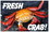 NEOPlex BN0092 Fresh Crab Live 24"X 36" Vinyl Banner